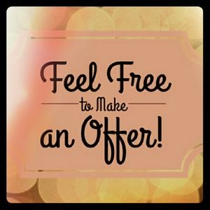 Don't be shy and send in your offers!